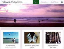 Tablet Screenshot of palawan-philippines.com